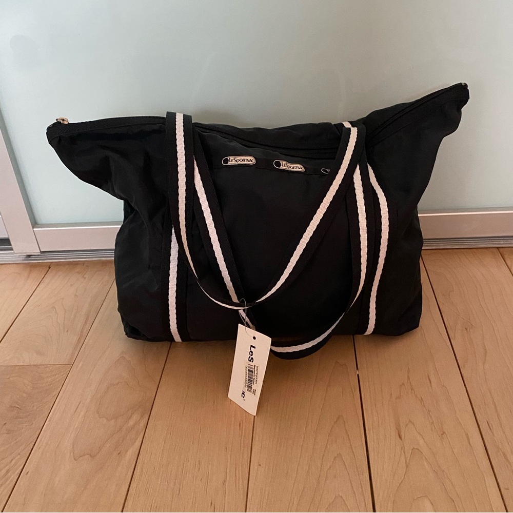 LeSportsac Large Nolita Tote Black and White Spectator